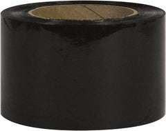 Made in USA - 3" x 1,000' 80 Gauge Black Bunding Stretch Film - Benchmark Tooling