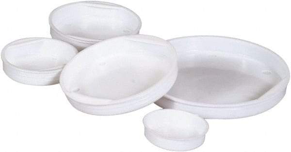 Made in USA - 23-1/4" Wide x 24-1/2" Long x 16-1/4" High Round Mailing Tube End Caps - White - Benchmark Tooling