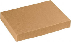 Made in USA - 8-1/2" Wide x 11-1/2" Long x 1-5/8" High Rectangle Chipboard Box - 1 Wall, Kraft (Color) - Benchmark Tooling