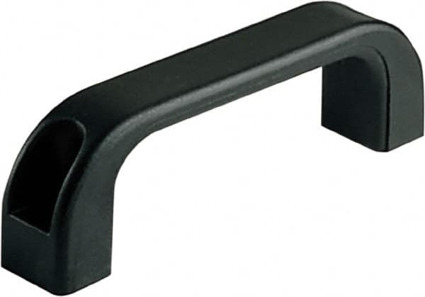 Electro Hardware - 9-1/4" Between Centers 0.41" Hole, Polyamide External Pull Handle - 0.98" Handle Width, 2.13" Handle Height, 10.24" OAL, Plastic Finish - Benchmark Tooling