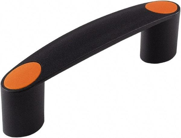 Electro Hardware - 3.66" Between Centers 0.33" Hole, Polyamide External Pull Handle - 0.79" Handle Width, 1.60" Handle Height, 4.57" OAL, Plastic Finish - Benchmark Tooling