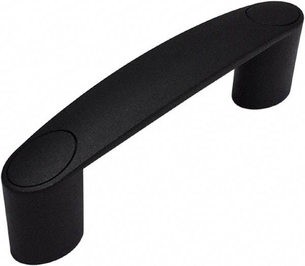 Electro Hardware - 3.66" Between Centers 0.33" Hole, Polyamide External Pull Handle - 0.79" Handle Width, 1.77" Handle Height, 4.57" OAL, Plastic Finish - Benchmark Tooling