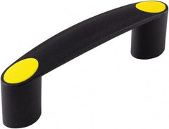 Electro Hardware - 5.91" Between Centers 1/4-20 Hole, Polyamide External Pull Handle - 1.22" Handle Width, 1.60" Handle Height, 7.13" OAL, Plastic Finish - Benchmark Tooling