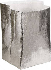 Made in USA - 20" Long x 20" Wide x 20" High x 3/16" Thick Box Liner - Silver, Case - Benchmark Tooling