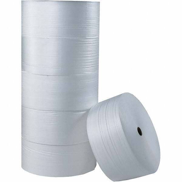 Made in USA - 250' Long x 24" Wide x 1/4" Thick, Foam Roll - White - Benchmark Tooling