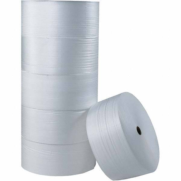 Made in USA - 250' Long x 12" Wide x 1/4" Thick, Foam Roll - White - Benchmark Tooling