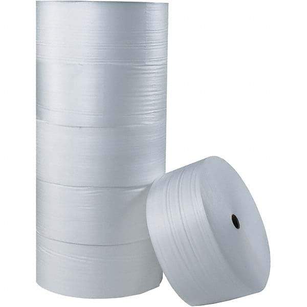 Made in USA - 550' Long x 72" Wide x 1/8" Thick, Foam Roll - White - Benchmark Tooling