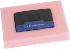 Made in USA - 24" Long x 24" Wide, Antistatic Pick & Pack Foam - Pink, Standard Grade - Benchmark Tooling