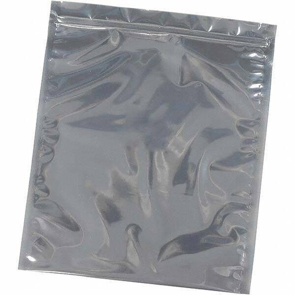 Made in USA - 6" Long x 4" Wide, 3 mil Thick, Self Seal Recloseable Zip Top Static Protection Bag - Transparent, Standard Grade - Benchmark Tooling