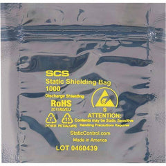 Made in USA - 24" Long x 24" Wide, 3.1 mil Thick, Self Seal Static Shield Bag - Transparent, Metal-In, Standard Grade - Benchmark Tooling