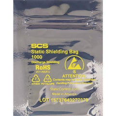 Made in USA - 30" Long x 24" Wide, 3.1 mil Thick, Self Seal Static Shield Bag - Transparent, Metal-In, Standard Grade - Benchmark Tooling