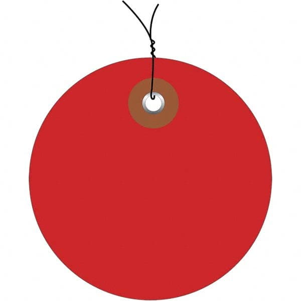 Made in USA - Safety & Facility Blank Tag - Red Vinyl - Benchmark Tooling