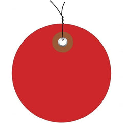 Made in USA - Safety & Facility Blank Tag - Red Vinyl - Benchmark Tooling