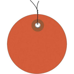 Made in USA - Safety & Facility Blank Tag - Orange Vinyl - Benchmark Tooling