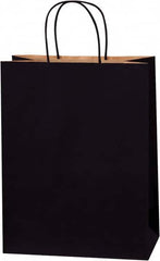 Made in USA - Kraft Grocery Bag - 10 x 5 x 13, Black - Benchmark Tooling