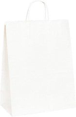 Made in USA - Kraft Grocery Bag - 13 x 7 x 17, White - Benchmark Tooling