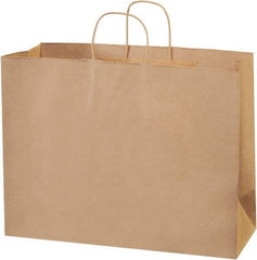 Made in USA - Kraft Grocery Bag - 16 x 6 x 12, Kraft - Benchmark Tooling