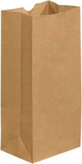 Made in USA - Kraft Grocery Bag - 5-1/4 x 3-7/16 x 10-15/16, Kraft - Benchmark Tooling