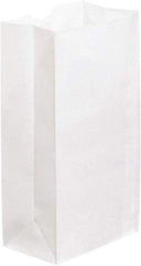 Made in USA - Kraft Grocery Bag - 6 x 3-5/8 x 11, White - Benchmark Tooling