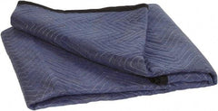 Value Collection - 72" Long x 80" Wide Cotton/Poly Blend Tarp & Dust Cover - Blue - Benchmark Tooling