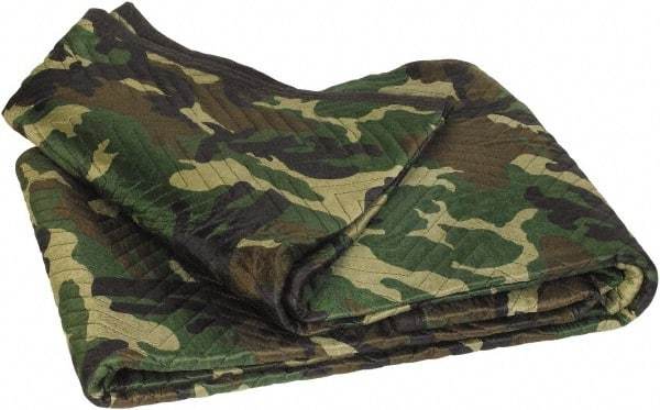 Value Collection - 72" Long x 80" Wide Cotton/Poly Blend Tarp & Dust Cover - Camouflage - Benchmark Tooling