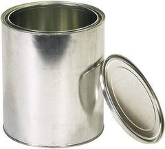 Value Collection - 1 Gal Gray Cylinder Metal Can - 10" High - Benchmark Tooling