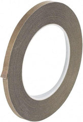 Made in USA - 18 Yd Long x 1/4" Wide, Brown Silicone PTFE Tape - 3 mil Thick - Benchmark Tooling