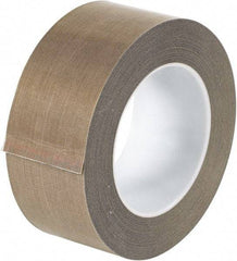 Made in USA - 18 Yd Long x 2" Wide, Brown Silicone PTFE Tape - 3 mil Thick - Benchmark Tooling