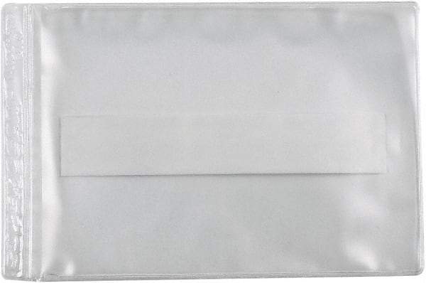 Superscan - 50 Piece Clear Press-On Vinyl Envelope - 4" High x 8" Wide - Benchmark Tooling