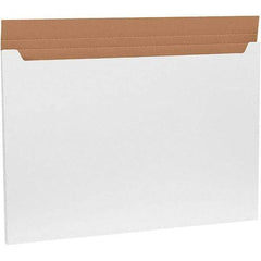 Made in USA - 26" Wide x 38" Long x 1" High Rectangle Crush Proof Mailers - 1 Wall, White - Benchmark Tooling