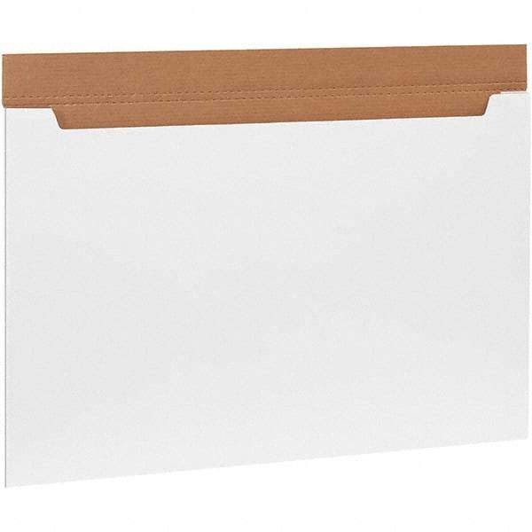 Made in USA - 24" Wide x 36" Long x 2-1/2" High Rectangle Crush Proof Mailers - 1 Wall, White - Benchmark Tooling