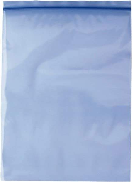 Made in USA - 12 x 18", 4 mil VCI Reclosable Polybags - Blue - Benchmark Tooling