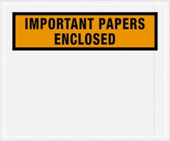 Value Collection - 500 Piece, 10" Long x 12" Wide, Packing List Envelope - Important Papers Enclosed, Orange - Benchmark Tooling