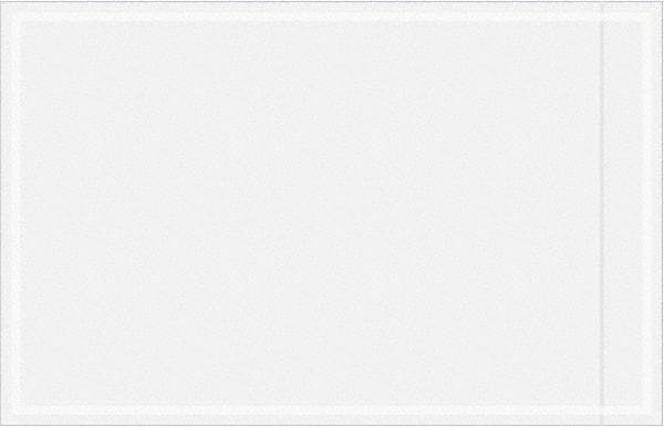 Value Collection - 1,000 Piece, 5-1/8" Long x 8" Wide, Packing List Envelope - Unprinted, Clear - Benchmark Tooling