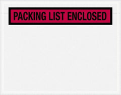 Value Collection - 1,000 Piece, 7" Long x 5-1/2" Wide, Packing List Envelope - Packing List Enclosed, Red - Benchmark Tooling