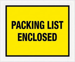 Value Collection - 500 Piece, 10" Long x 12" Wide, Packing List Envelope - Packing List Enclosed, Yellow - Benchmark Tooling