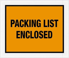 Value Collection - 500 Piece, 10" Long x 12" Wide, Packing List Envelope - Packing List Enclosed, Orange - Benchmark Tooling