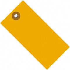 Dupont - 3-1/4" High x 1-5/8" Long, Safety & Facility Blank Tag - Orange Spunbonded Olefin - Benchmark Tooling