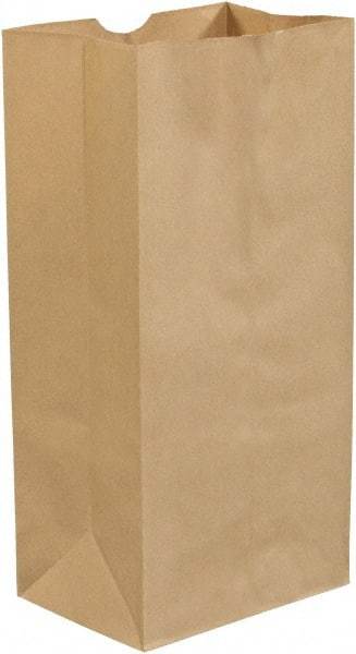 Made in USA - Kraft Grocery Bag - 8-1/4 x 5-5/16 x 16-1/8, Kraft - Benchmark Tooling