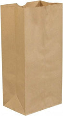 Made in USA - Kraft Grocery Bag - 8-1/4 x 5-1/4 x 18, Kraft - Benchmark Tooling