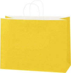 Made in USA - Kraft Grocery Bag - 16 x 6 x 12, Buttercup - Benchmark Tooling