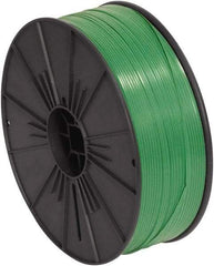 Made in USA - 7,000" Long, Bag Tie - Green - Benchmark Tooling