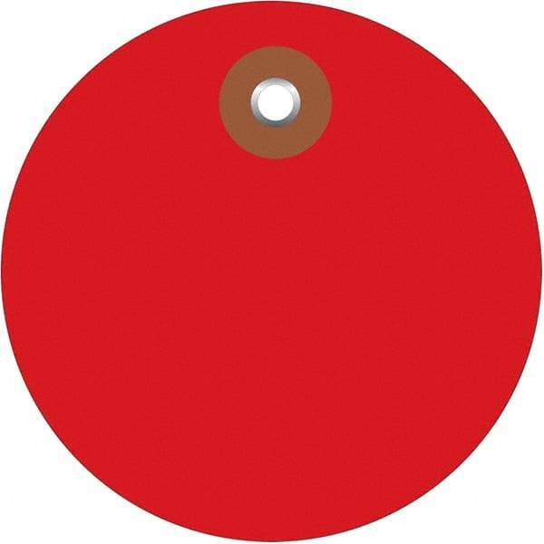 Made in USA - Safety & Facility Blank Tag - Red Vinyl - Benchmark Tooling