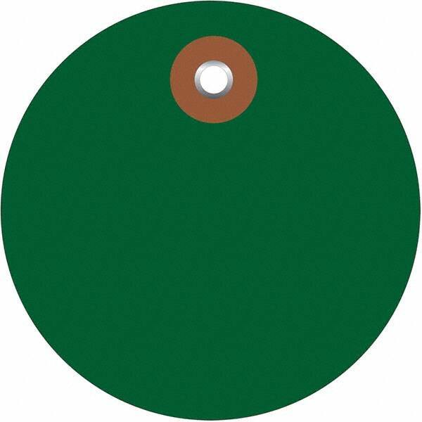 Made in USA - Safety & Facility Blank Tag - Green Vinyl - Benchmark Tooling