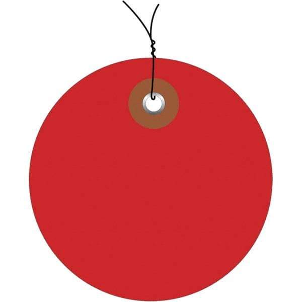 Made in USA - Safety & Facility Blank Tag - Red Vinyl - Benchmark Tooling