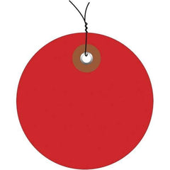 Made in USA - Safety & Facility Blank Tag - Red Vinyl - Benchmark Tooling