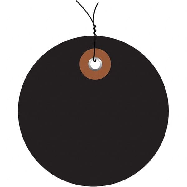 Made in USA - Safety & Facility Blank Tag - Black Vinyl - Benchmark Tooling