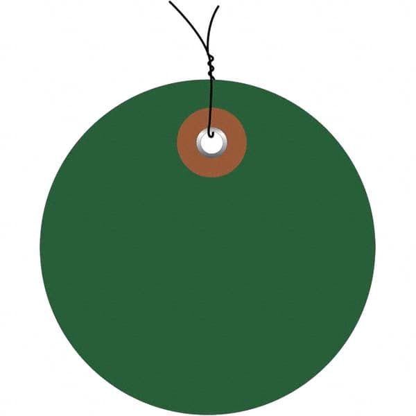 Made in USA - Safety & Facility Blank Tag - Green Vinyl - Benchmark Tooling