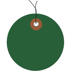 Made in USA - Safety & Facility Blank Tag - Green Vinyl - Benchmark Tooling