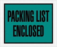 Value Collection - 1,000 Piece, 4-1/2" Long x 5-1/2" Wide, Packing List Envelope - Packing List Enclosed, Green - Benchmark Tooling